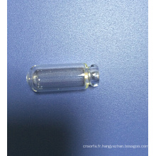 Mini fiole en verre clair tubulaire pour le parfum échantillons d’emballage